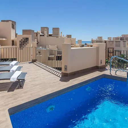 דירה Bp7c.2a Beachfront Penthouse With Private Pool