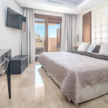 דירה Bp7c.2a Beachfront Penthouse With Private Pool אסטפונה